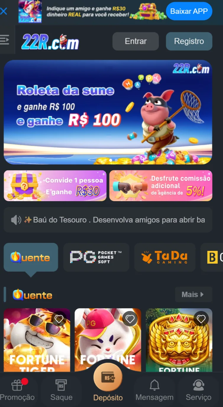 22r Explore jackpots milionários no Brasil Teste Hoje